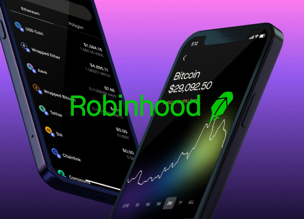 Robinhood wallet supporta bitcoin, dogecoin e gli swap su Ethereum