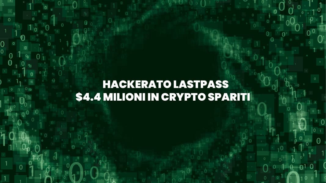 Hackerato LastPass, 25 utenti avrebbero visto i propri crypto wallet svuotati per un valore di 4,4 milioni di dollari. Un'approfondita analisi on-chain avrebbe portato i due analisti, tayvano_ e ZachXBT a confermare oltre 25 utenti vittime di questo attacco hacker.