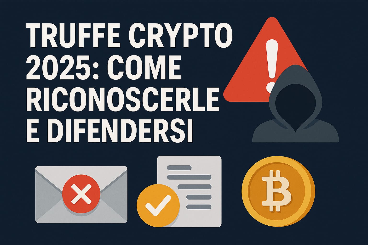 Le truffe crypto 2025 puoi utilizzate e sfruttare per derubare utenti
